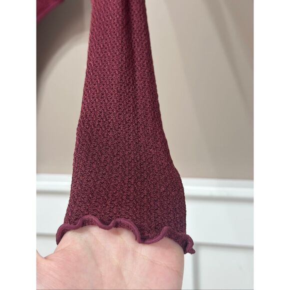 NWOT INTIMATELY FREE PEOPLE Make It A Mock Neck Seamless Long Sleeve Bodysuit XS - Picture 3 of 10